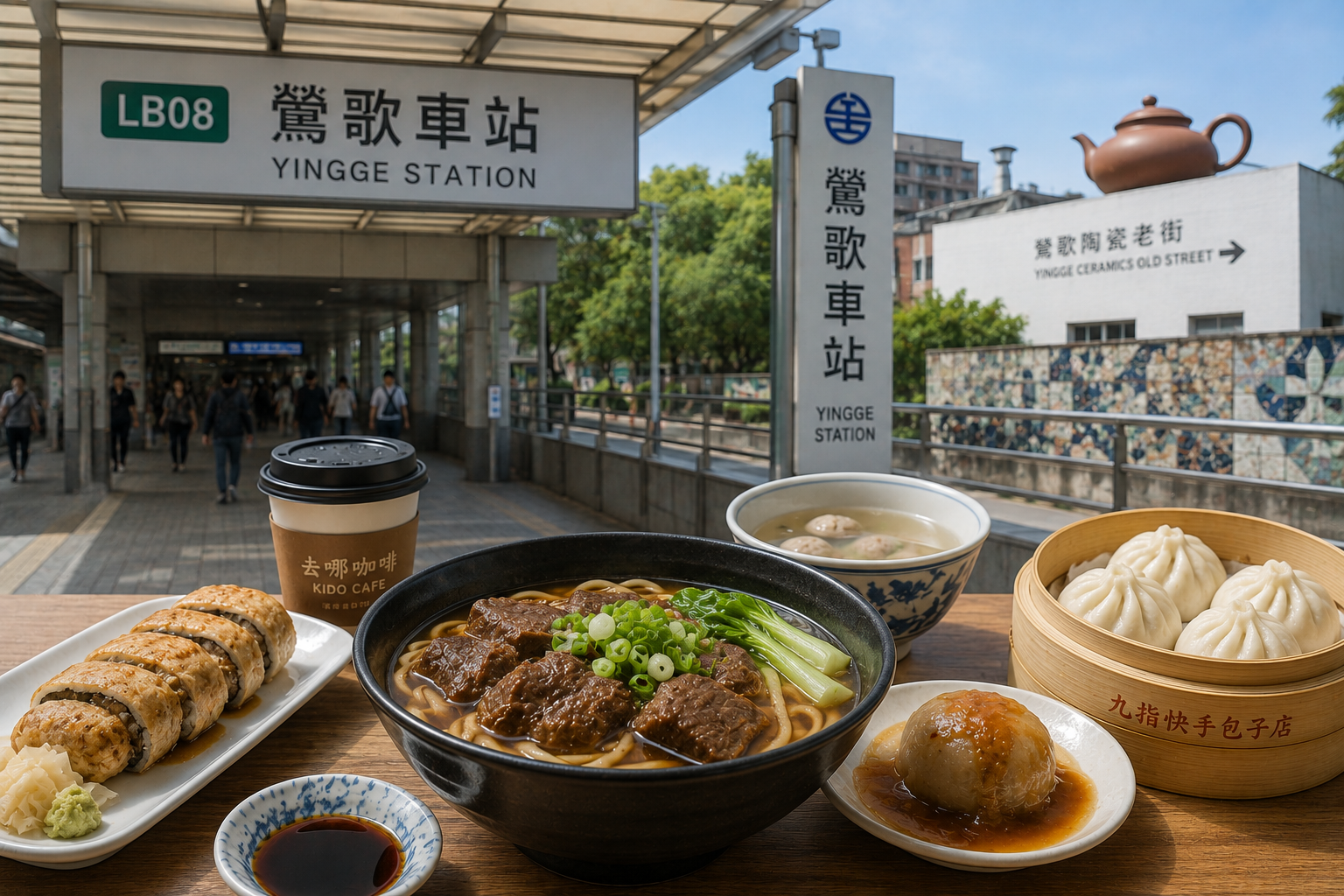 鶯歌車站美食攻略｜老街小吃、餐廳、咖啡館、交通與一日遊